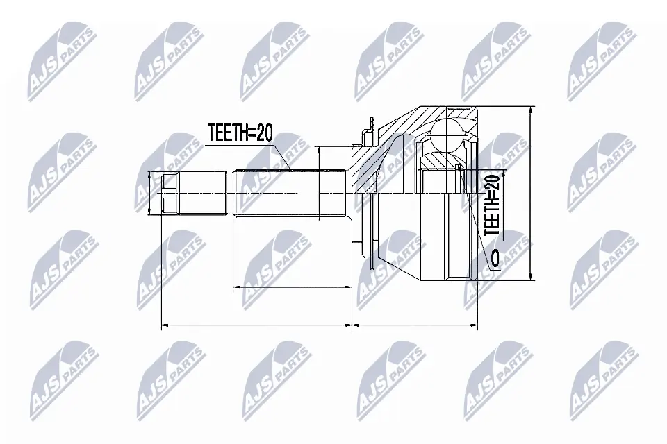 Joint Kit, drive shaft NPZ-FT-025