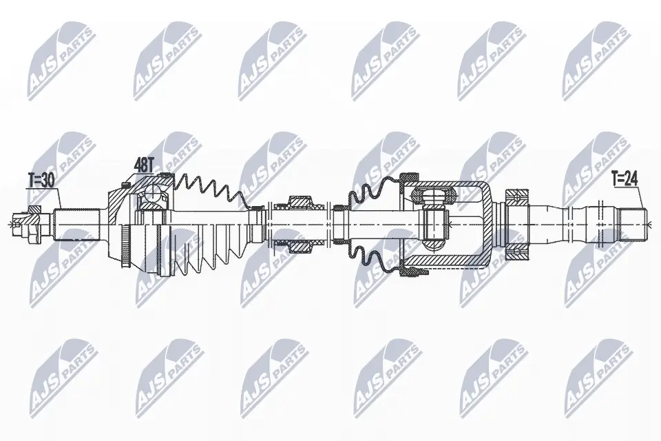 Drive Shaft NPW-TY-153