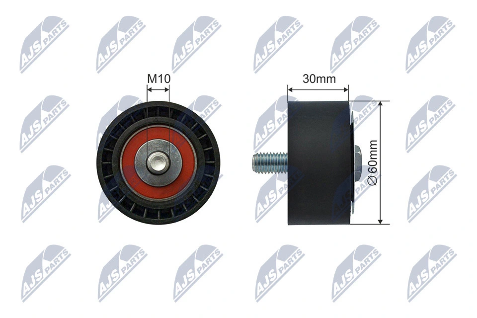 Tensioner Pulley, V-ribbed belt RNK-SU-013