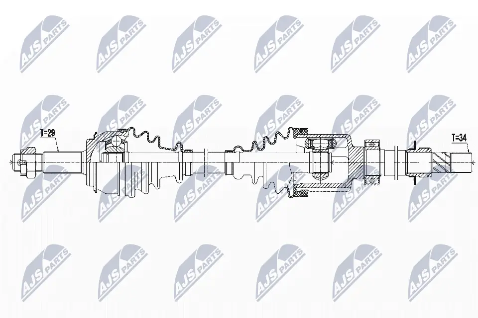 Drive Shaft NPW-RE-126