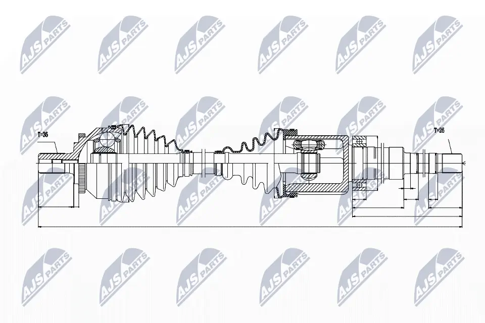 Drive Shaft NPW-VV-020
