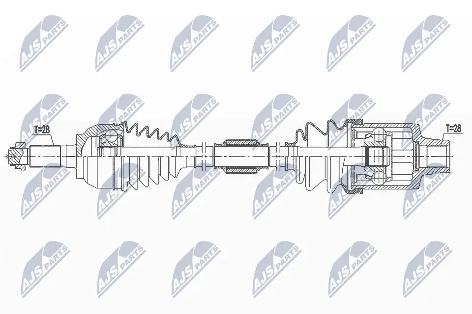 Drive Shaft NPW-MZ-064