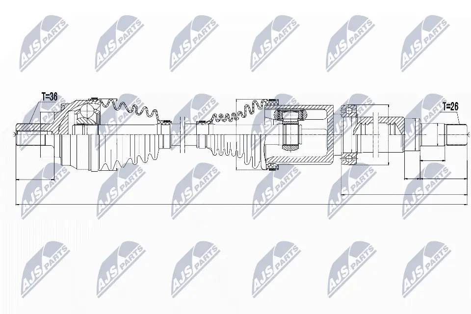 Drive Shaft NPW-VV-065