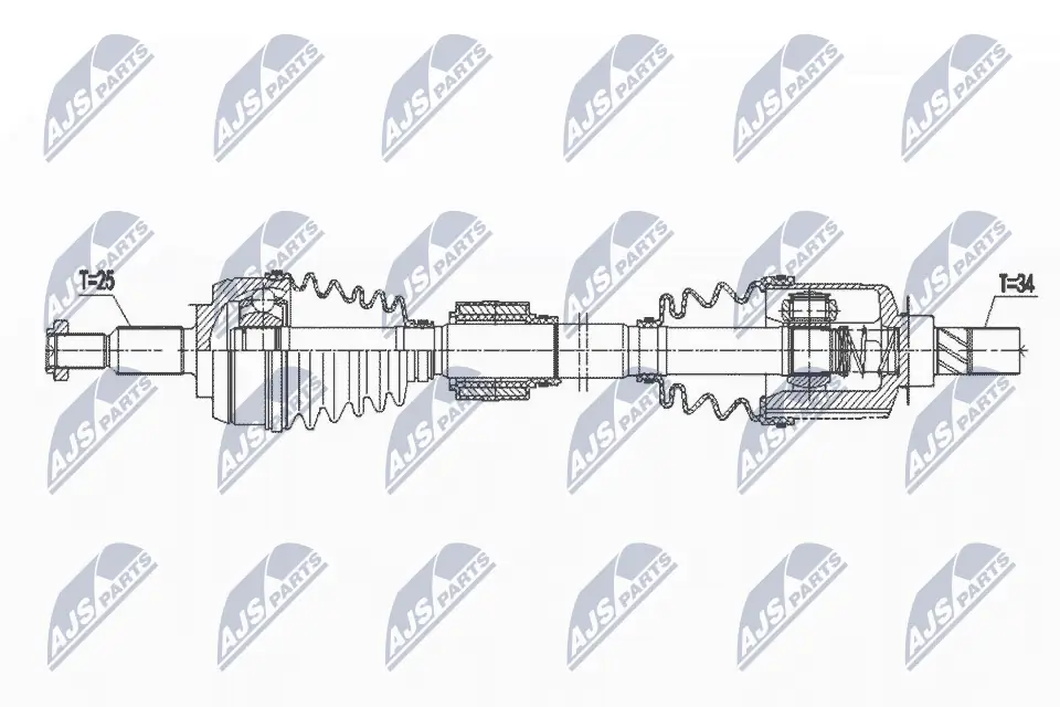 Drive Shaft NPW-RE-166