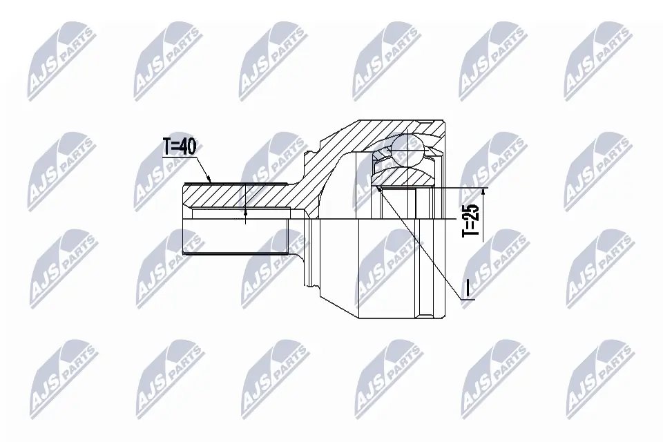 Joint Kit, drive shaft NPZ-VV-022