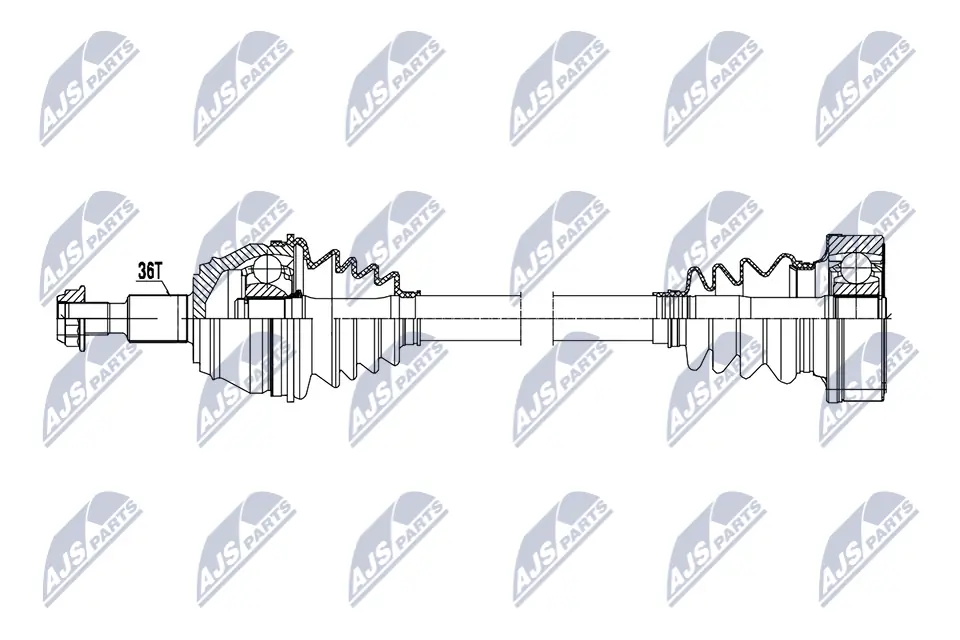 Drive Shaft NPW-VW-214