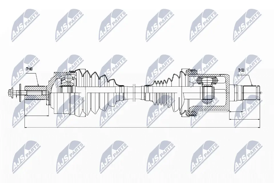 Drive Shaft NPW-VV-021