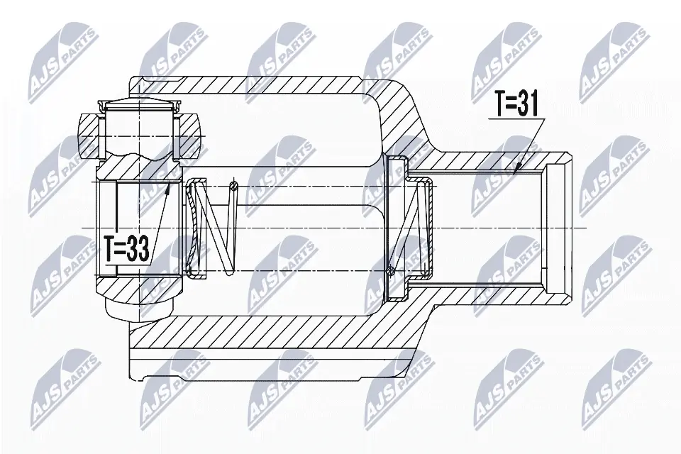 Joint Kit, drive shaft NPW-RE-060