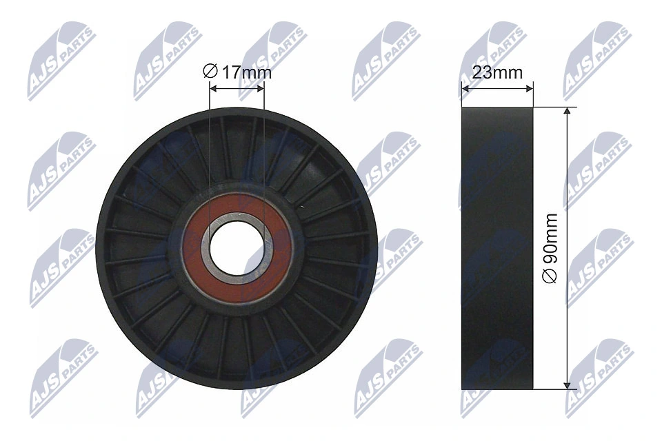 Tensioner Pulley, V-ribbed belt RNK-SA-000