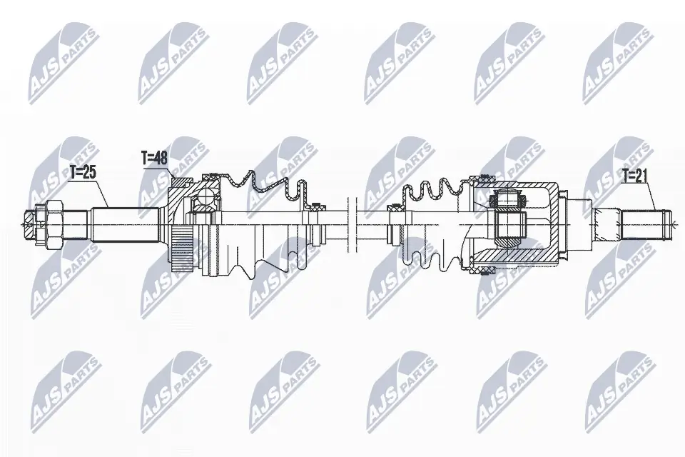 Drive Shaft NPW-NS-076