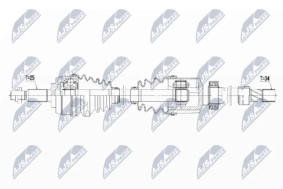 Drive Shaft NPW-RE-058