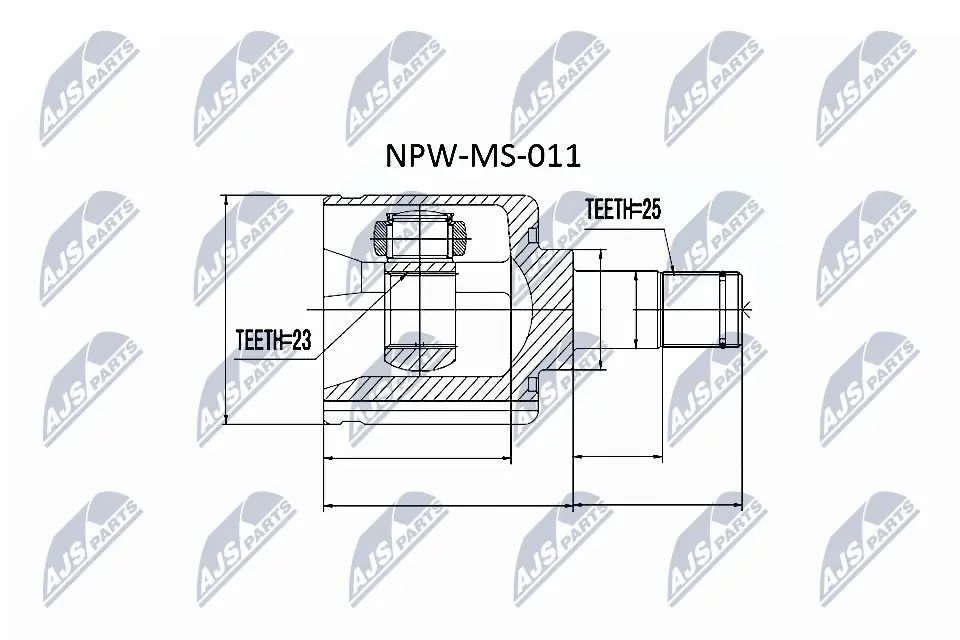 Joint Kit, drive shaft NPW-MS-011