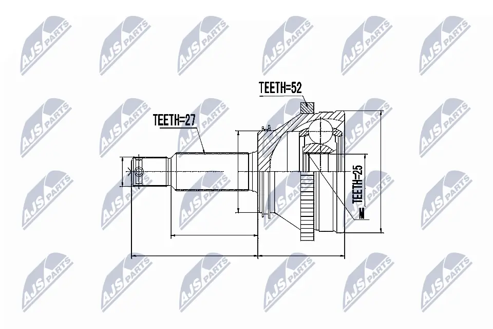 Joint Kit, drive shaft NPZ-HY-514