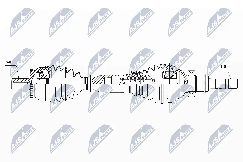 Drive Shaft NPW-VV-060