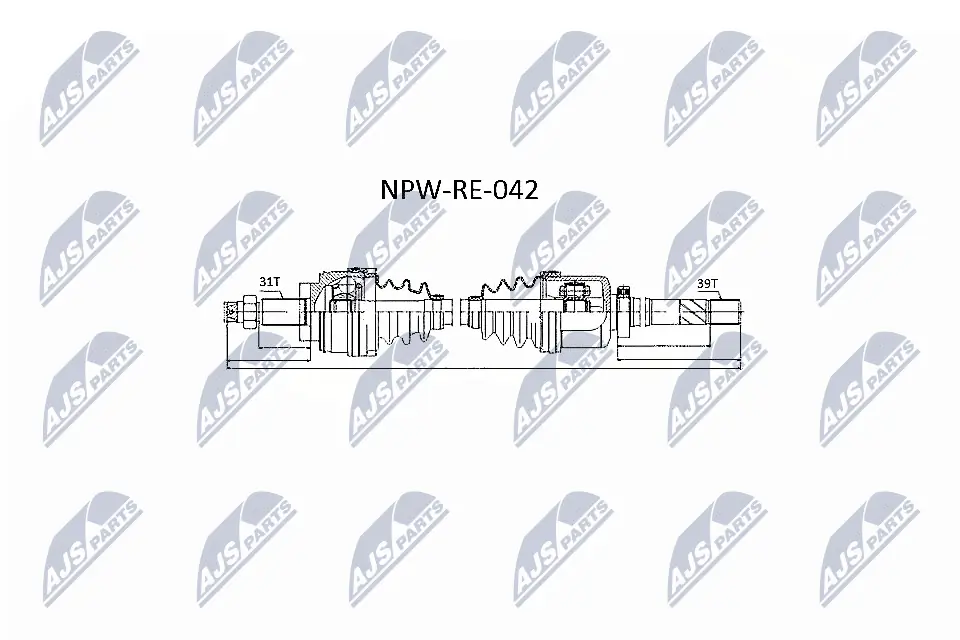 Drive Shaft NPW-RE-042