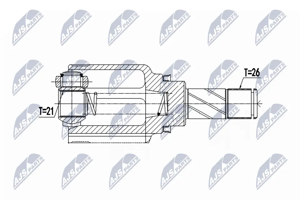 Joint Kit, drive shaft NPW-RE-064