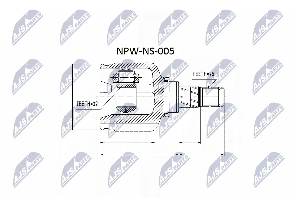Joint Kit, drive shaft NPW-NS-005