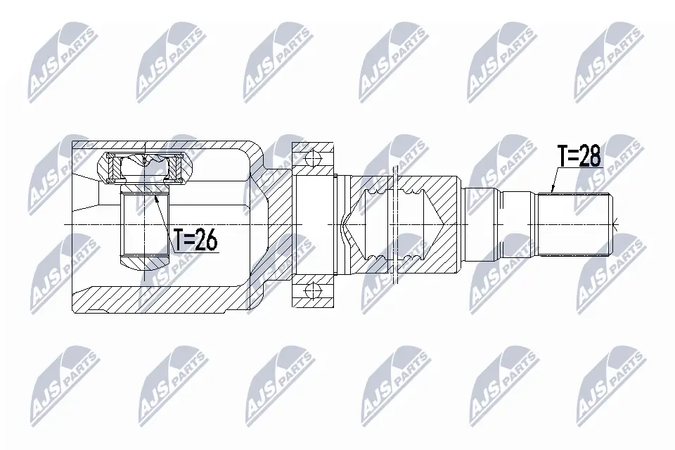 Joint Kit, drive shaft NPW-VV-078