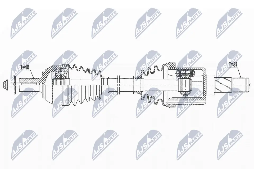 Drive Shaft NPW-VV-146