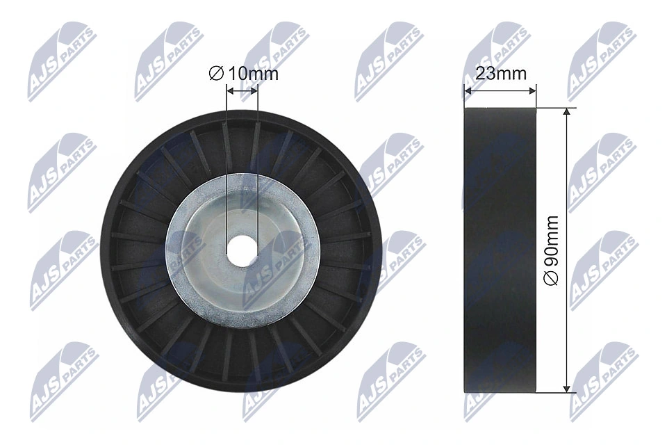 Tensioner Pulley, V-ribbed belt RNK-SU-012