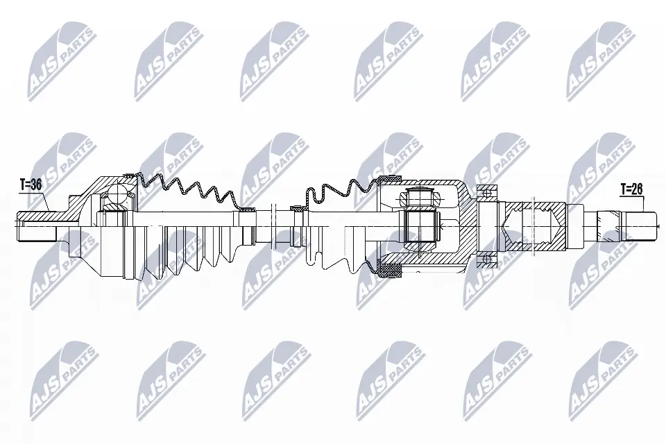 Drive Shaft NPW-FR-082