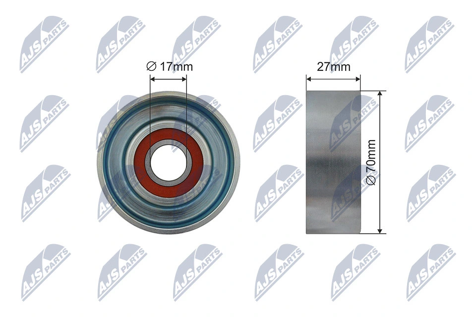 Tensioner Pulley, V-ribbed belt RNK-HD-026