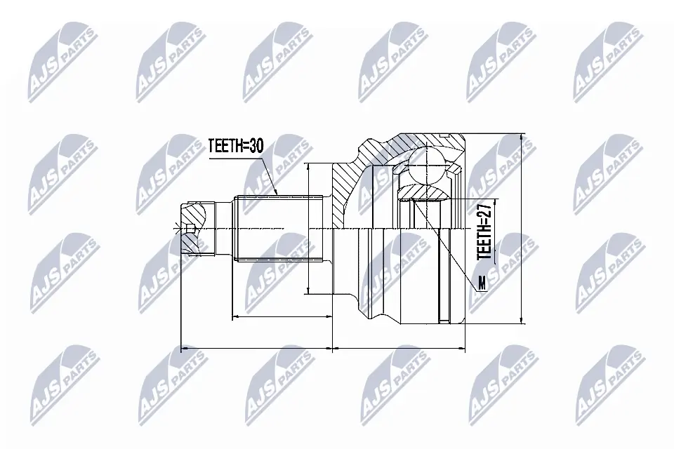 Joint Kit, drive shaft NPZ-BM-001