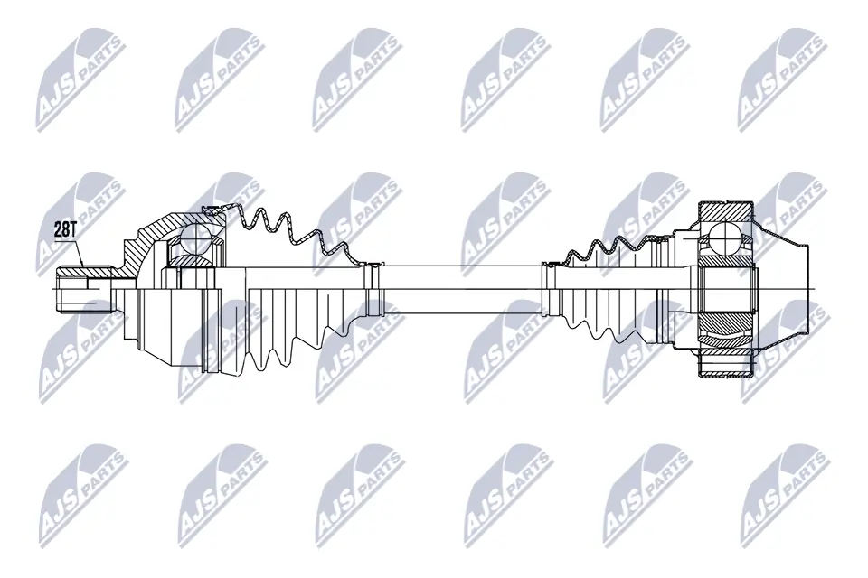 Drive Shaft NPW-VW-219