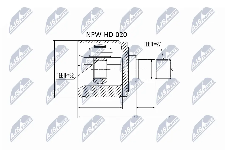 Joint Kit, drive shaft NPW-HD-020