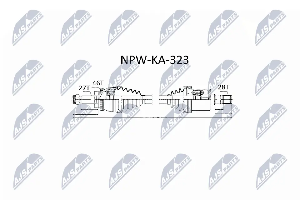 Drive Shaft NPW-KA-323