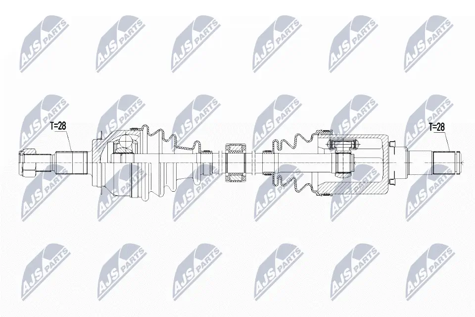 Drive Shaft NPW-MZ-054