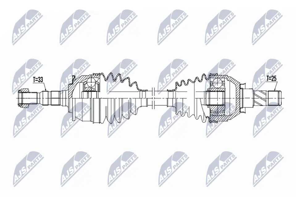 Drive Shaft NPW-PL-156