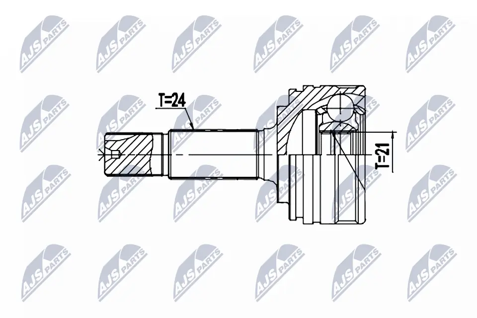 Joint Kit, drive shaft NPZ-CT-026