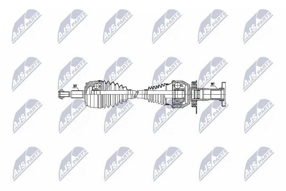 Drive Shaft NPW-VW-047