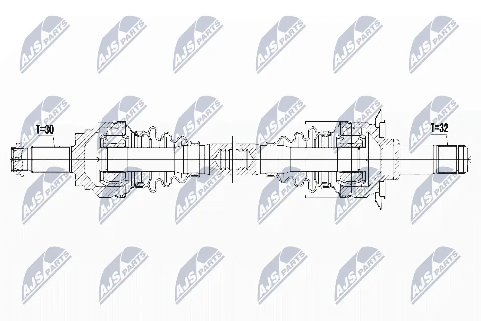 Drive Shaft NPW-BM-042