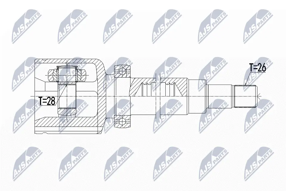 Joint Kit, drive shaft NPW-VV-108