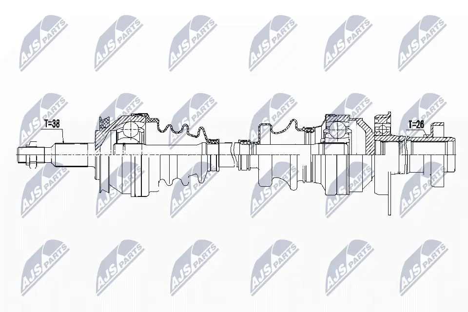 Drive Shaft NPW-VW-121