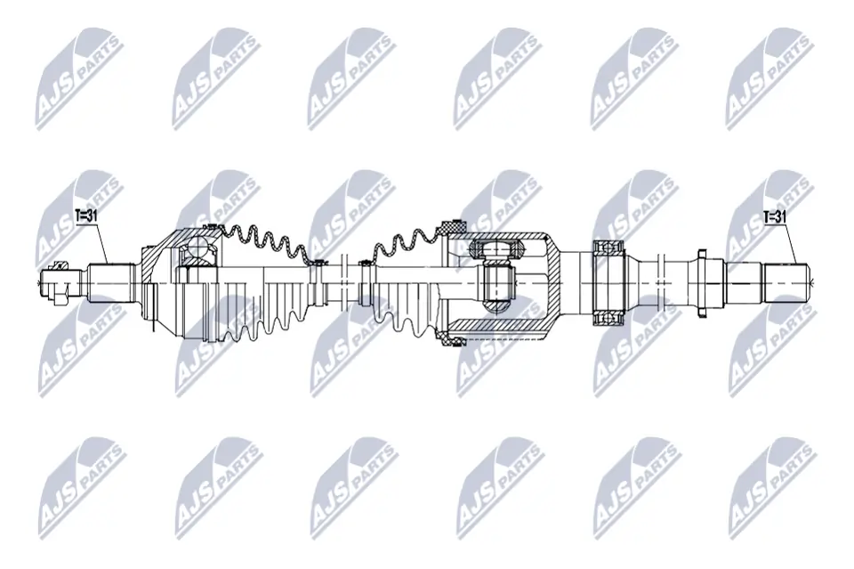Drive Shaft NPW-MZ-104