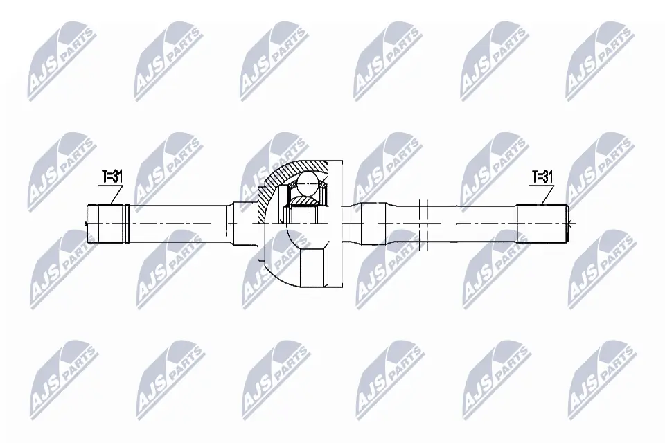 Drive Shaft NPW-NS-154