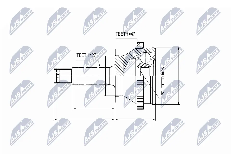 Joint Kit, drive shaft NPZ-HY-535