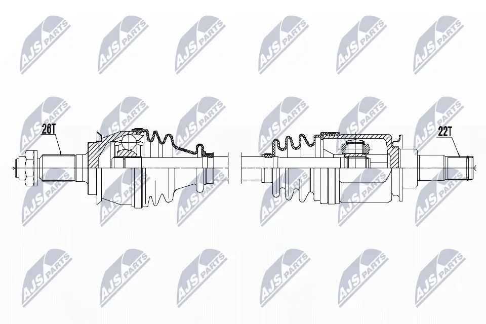 Drive Shaft NPW-BM-119