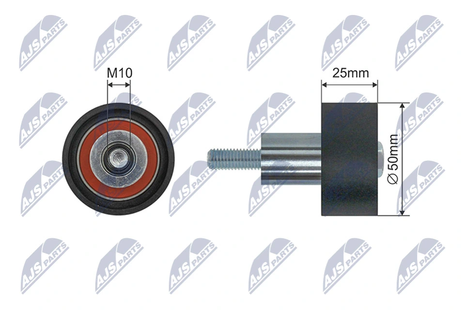 Deflection Pulley/Guide Pulley, timing belt RNK-VW-040