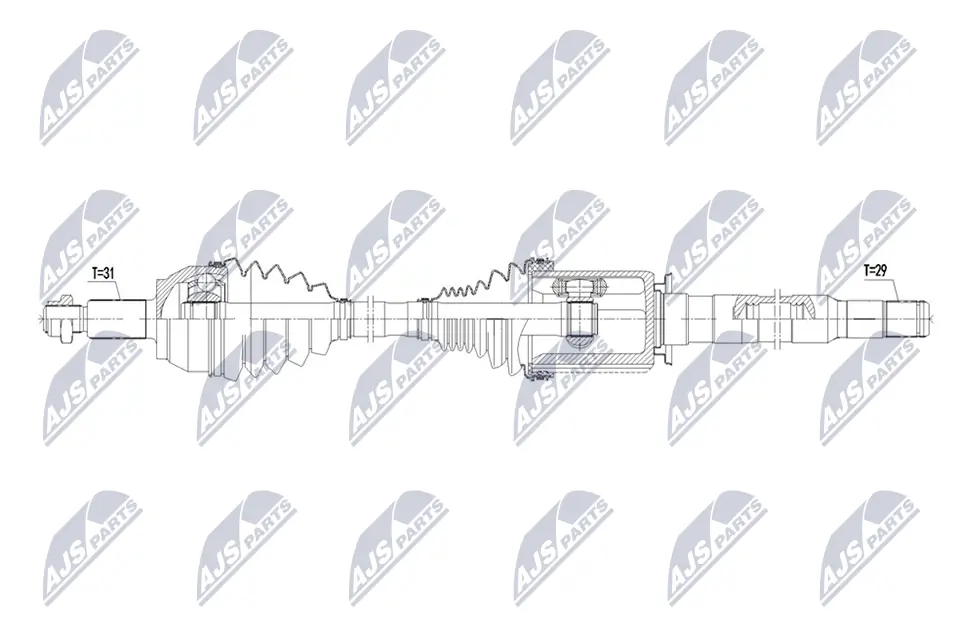 Drive Shaft NPW-LR-049