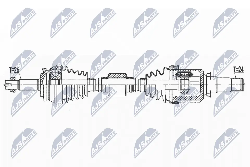 Drive Shaft NPW-TY-157