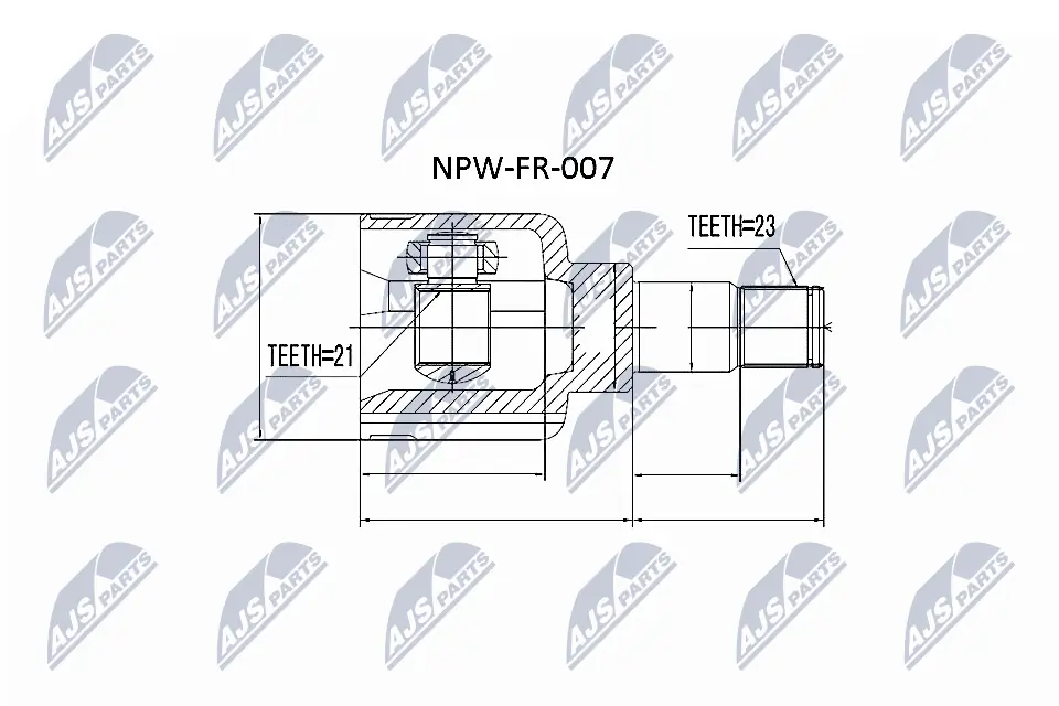 Joint Kit, drive shaft NPW-FR-007
