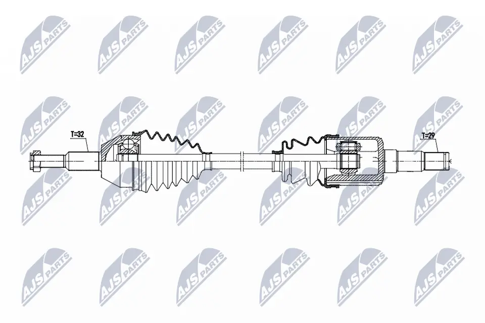 Drive Shaft NPW-CH-159