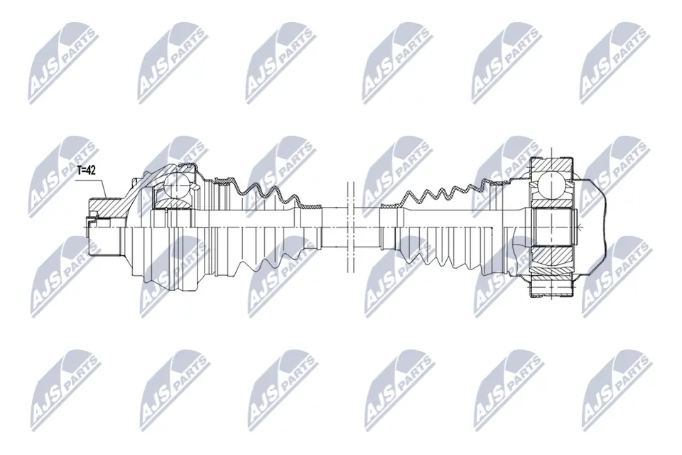 Drive Shaft NPW-AU-082