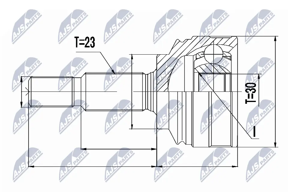 Joint Kit, drive shaft NPZ-RE-053