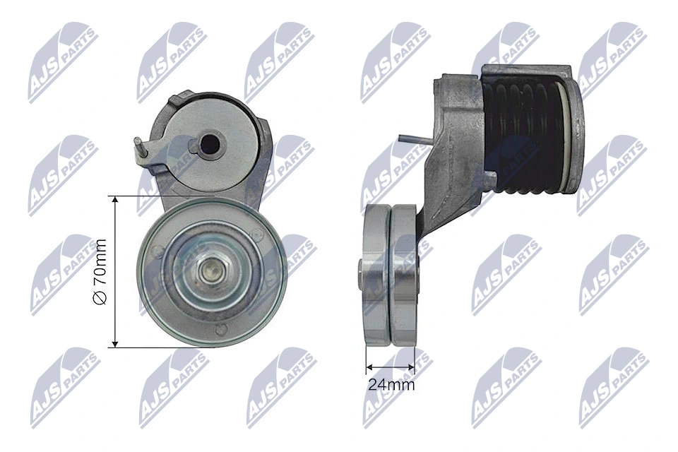 Tensioner Pulley, V-ribbed belt RNK-VW-024