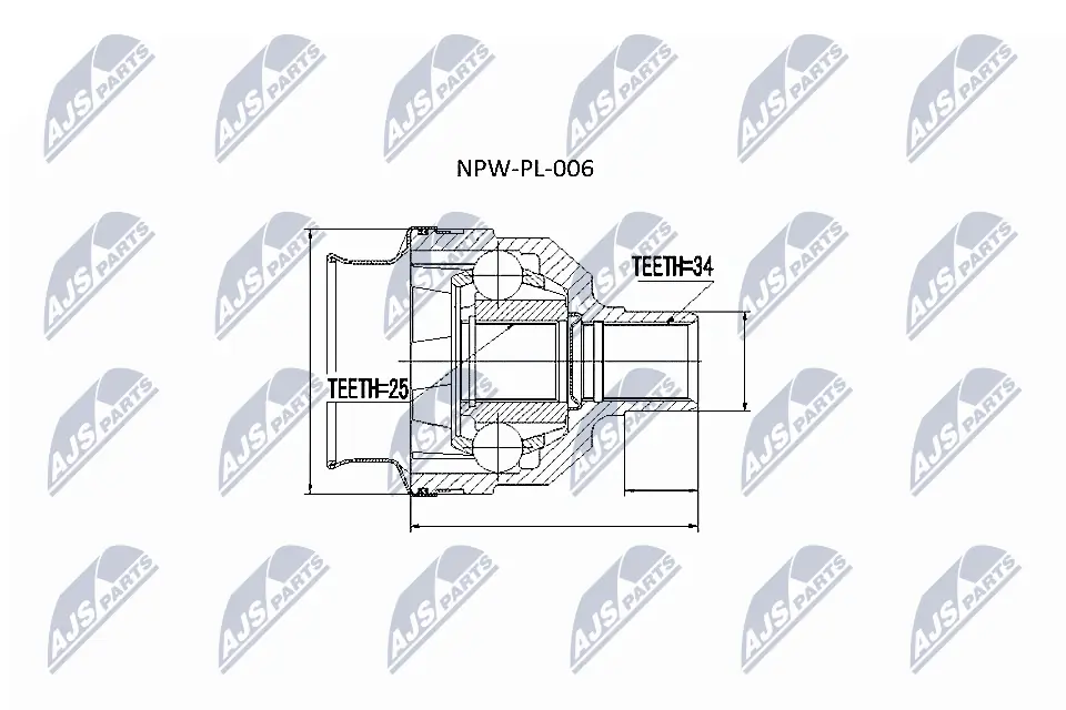 Joint Kit, drive shaft NPW-PL-006